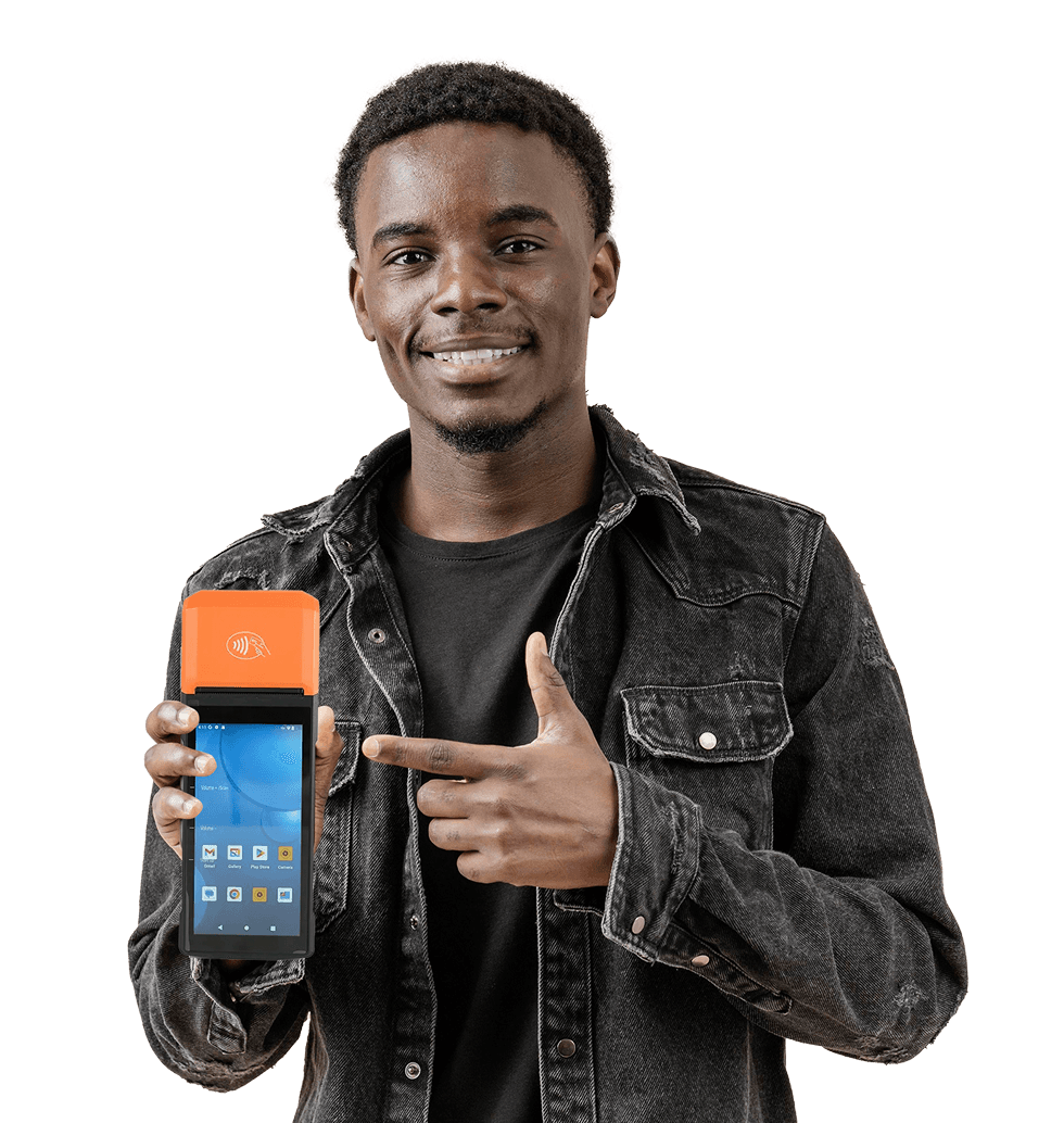 Woman using DigiTax app on phone